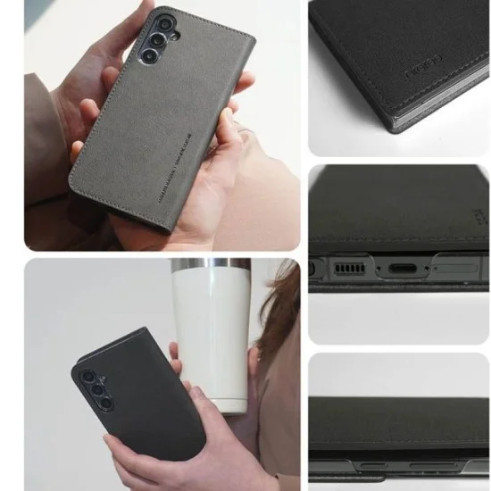 Cover Samsung S24 Ultra Mustang Diary Wallet Case Araree &ndash; Ash Blue